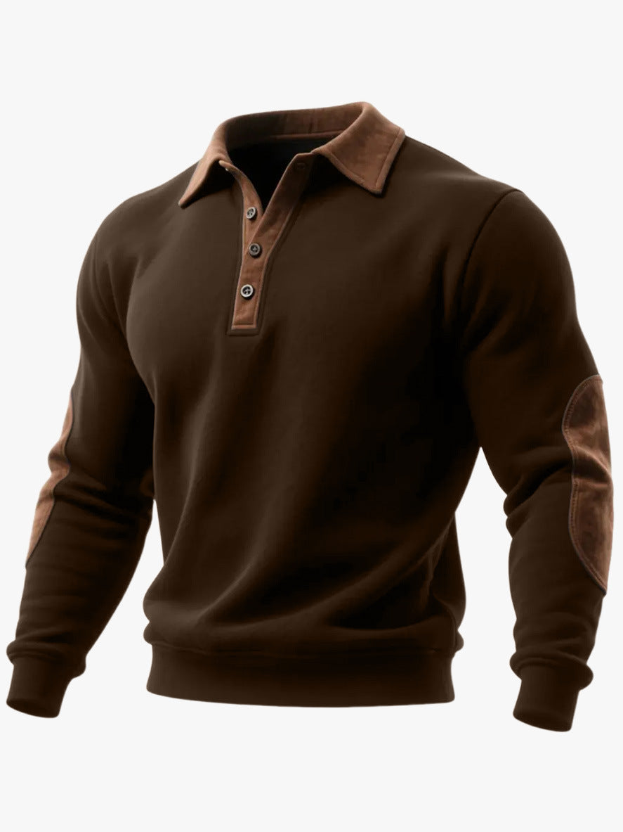 Mens European And American Ethnic-Style 3D Printed Half-Zip Hoodie