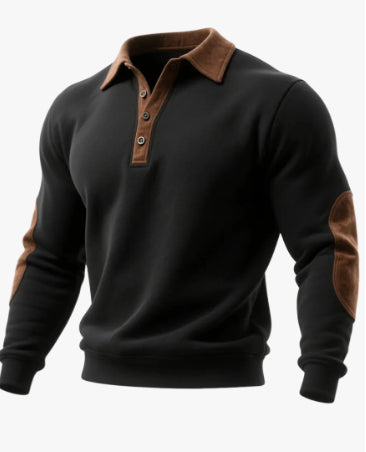 Mens European And American Ethnic-Style 3D Printed Half-Zip Hoodie
