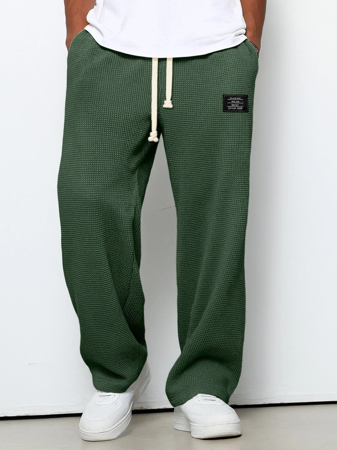 Men's Waffle Straight Pants