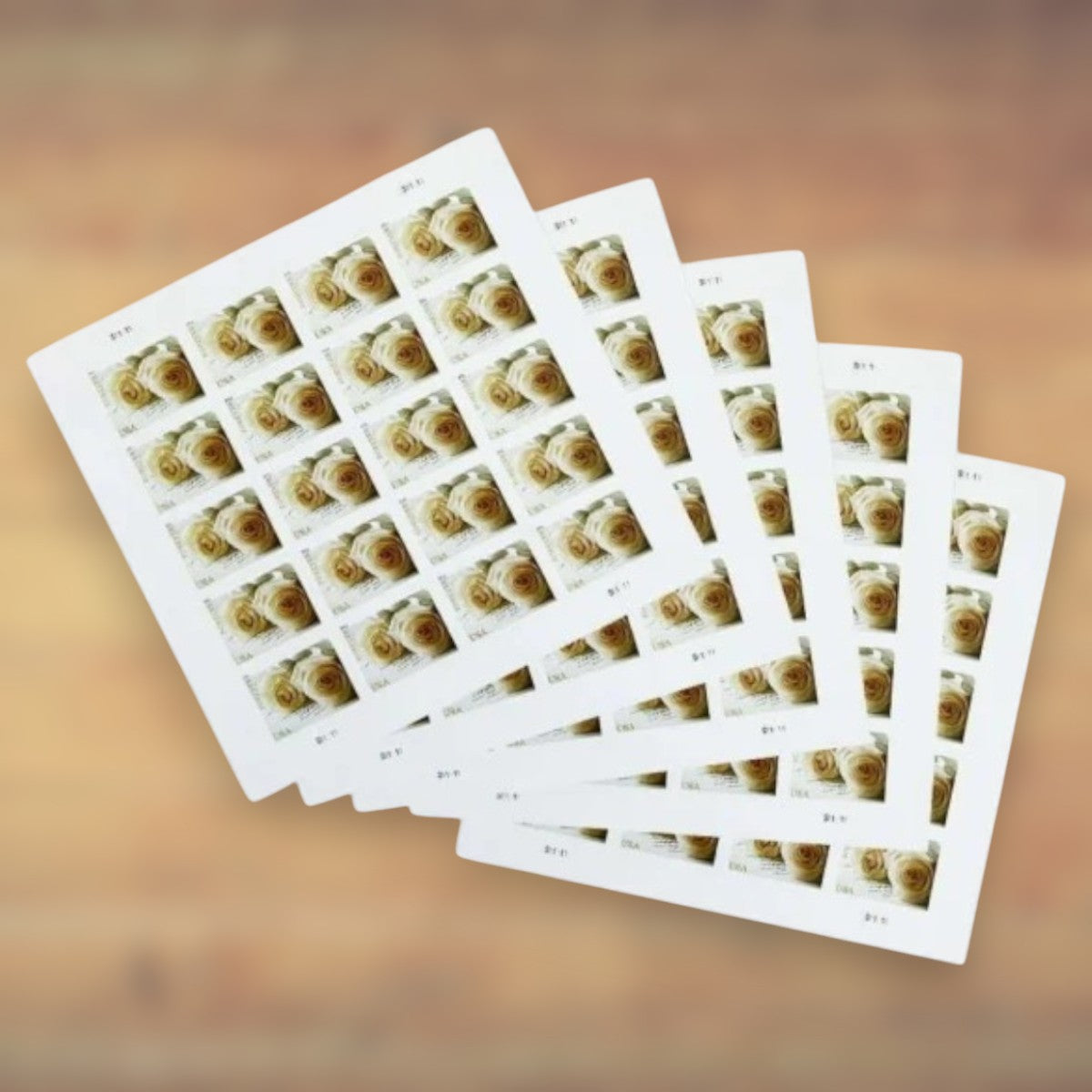 2011 Wedding Roses Forever Postage Stamps Sheet First-Class