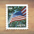 2013 Four Seasons U.S. Flags Forever Stamps – 50/100/250/500 Rolls, 100 Stamps per Roll