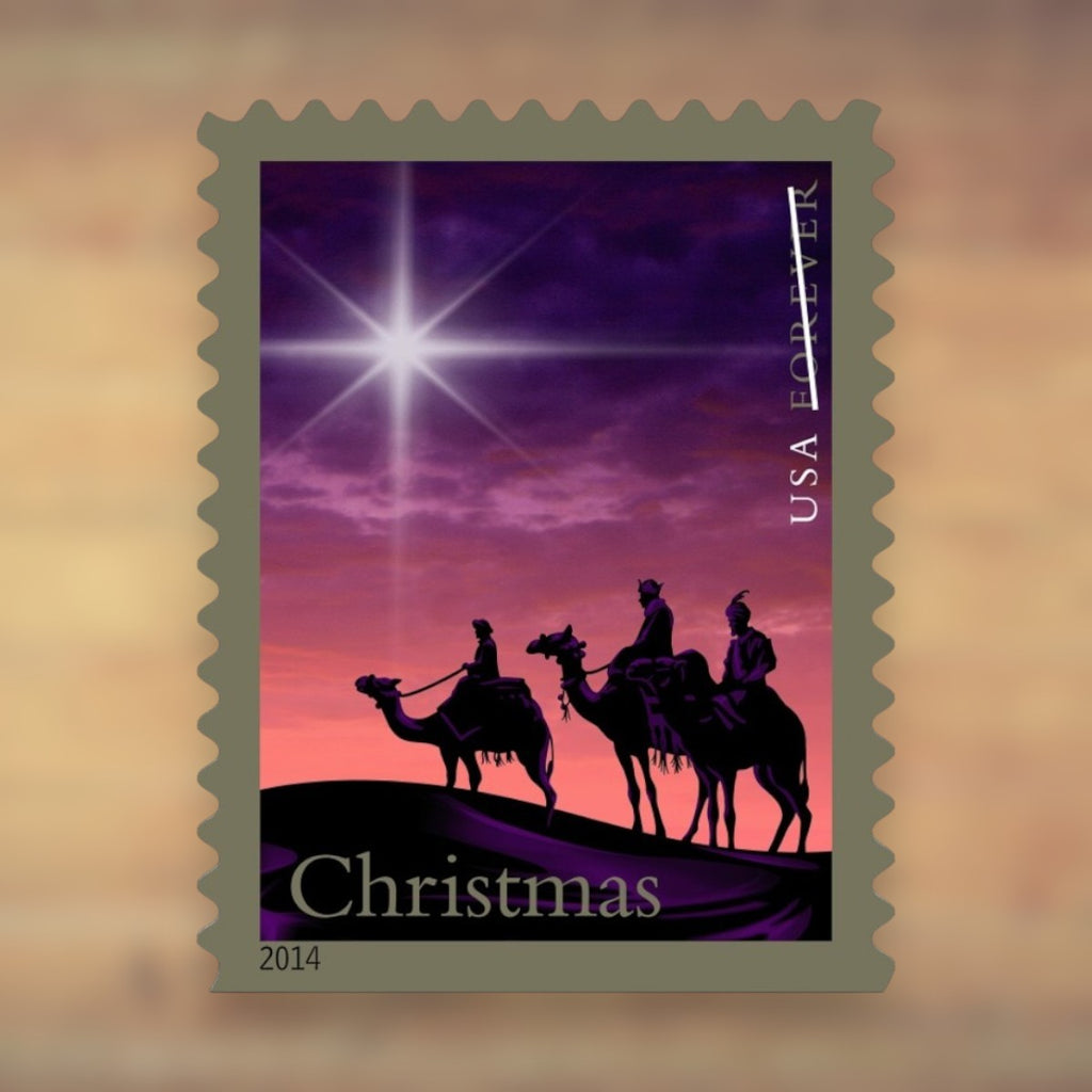 Christmas Magi Forever Stamps, 2014 Booklet – Religious Christmas Cards and Letters
