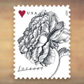 2015 Vintage Rose Forever Postage Stamps Sheet First-Class