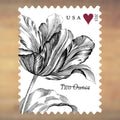2015 Vintage Tulip Love Two Ounce Stamps Sheet First-Class