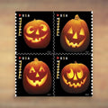 Jack-O’-Lanterns Forever Stamps, 2016 Booklet – Halloween Cards and Invitations