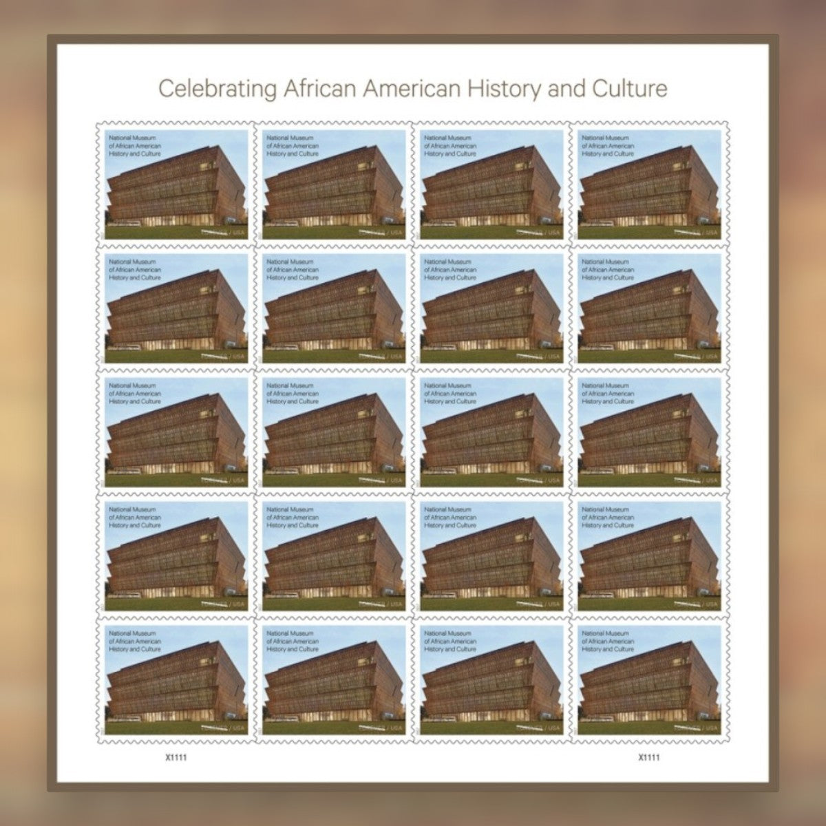 Celebrating African American History and Culture Forever Stamps, 2017 Sheet – Cards and Letters