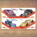 Hot Wheels Forever Stamps, 2018 Sheet – Greeting Cards and Letters