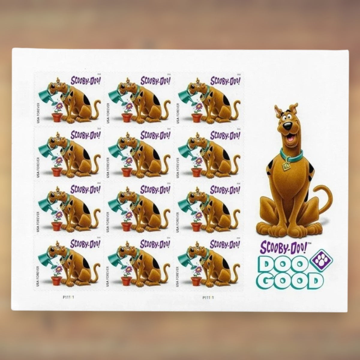 Scooby-Doo! Forever Stamps, 2018 Sheet – Greeting Cards and Letters