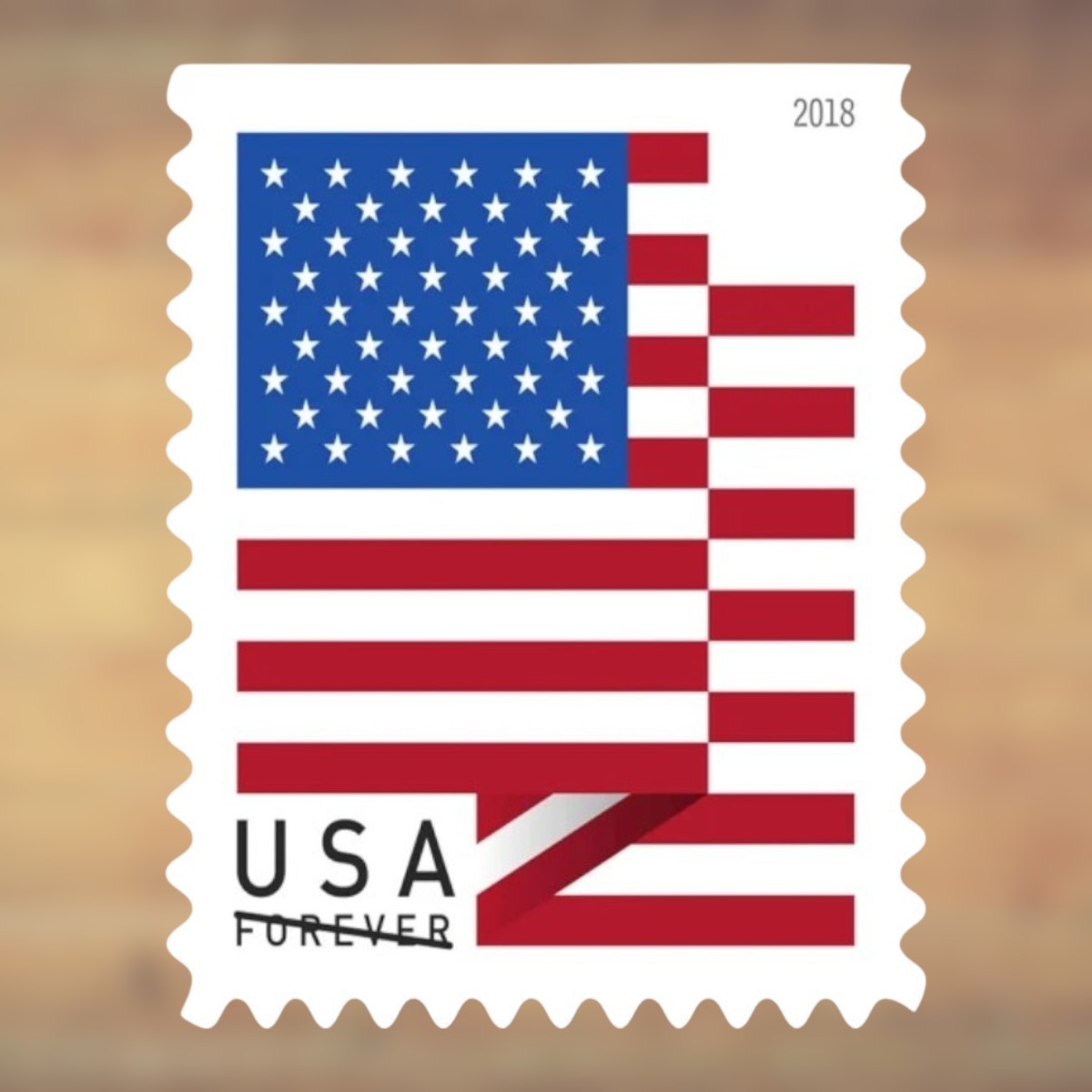 2018 U.S. Flag Forever Postage Stamps Booklet First-Class