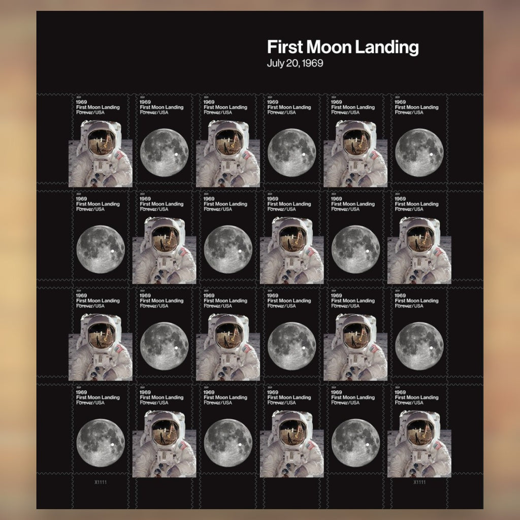 1969: First Moon Landing Forever Stamps, 2019 Sheet – Cards, Letters and Stamp Collecting