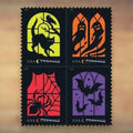 Spooky Silhouettes Forever Stamps, 2019 Sheet – Halloween Cards and Invitations