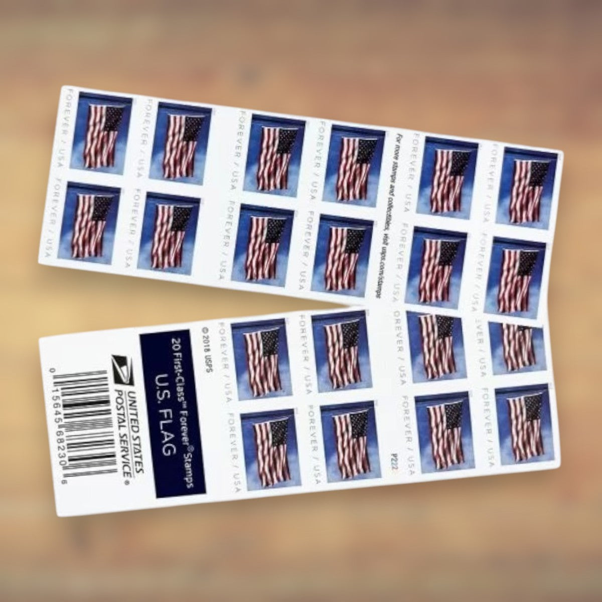 2019 U.S. Flag Forever Postage Stamps Booklet First-Class