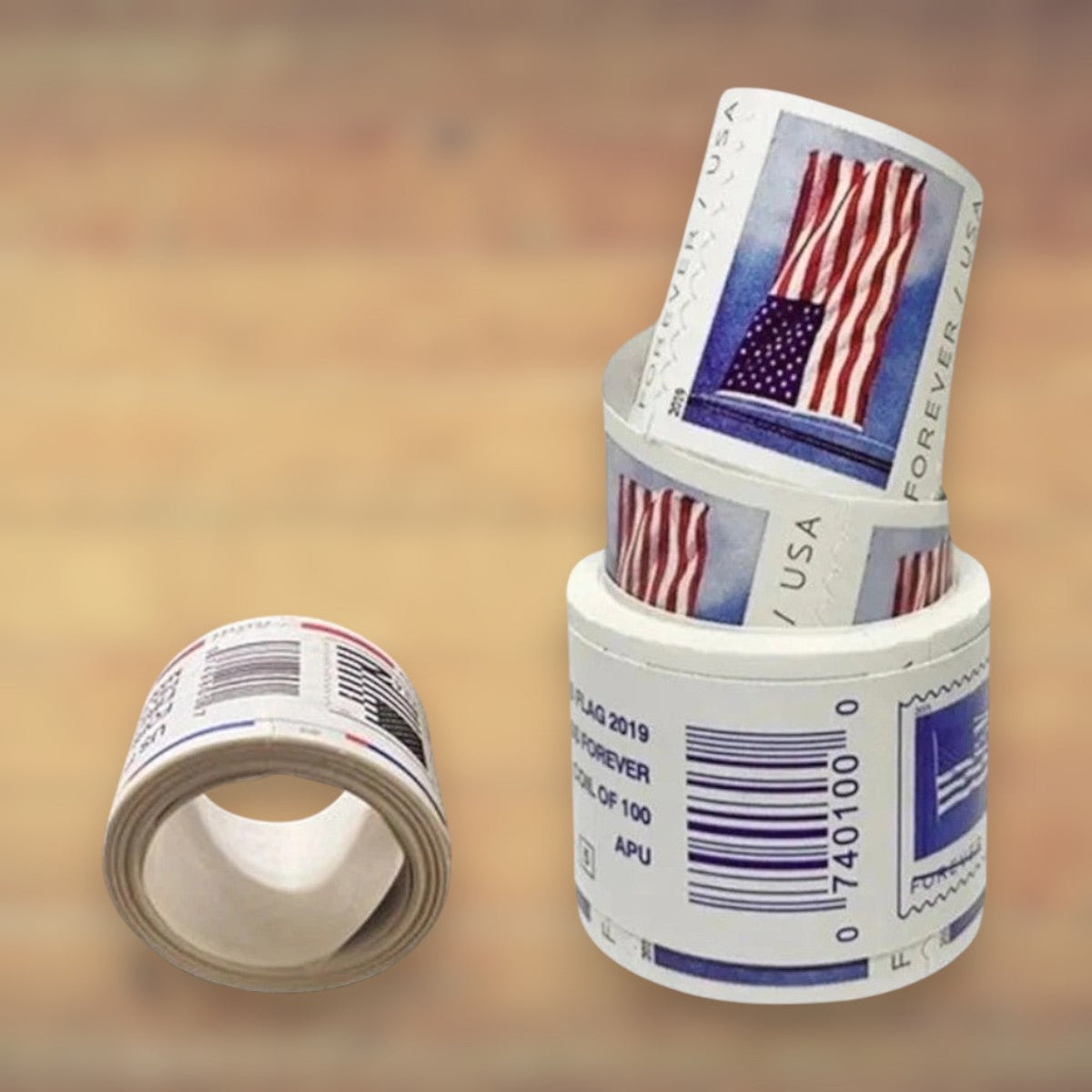 2019 U.S. Flag Forever Postage Stamps Coil First-Class