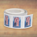 2019 U.S. Flags Forever Stamps – 50/100/250/500 Rolls, 100 Stamps per Roll