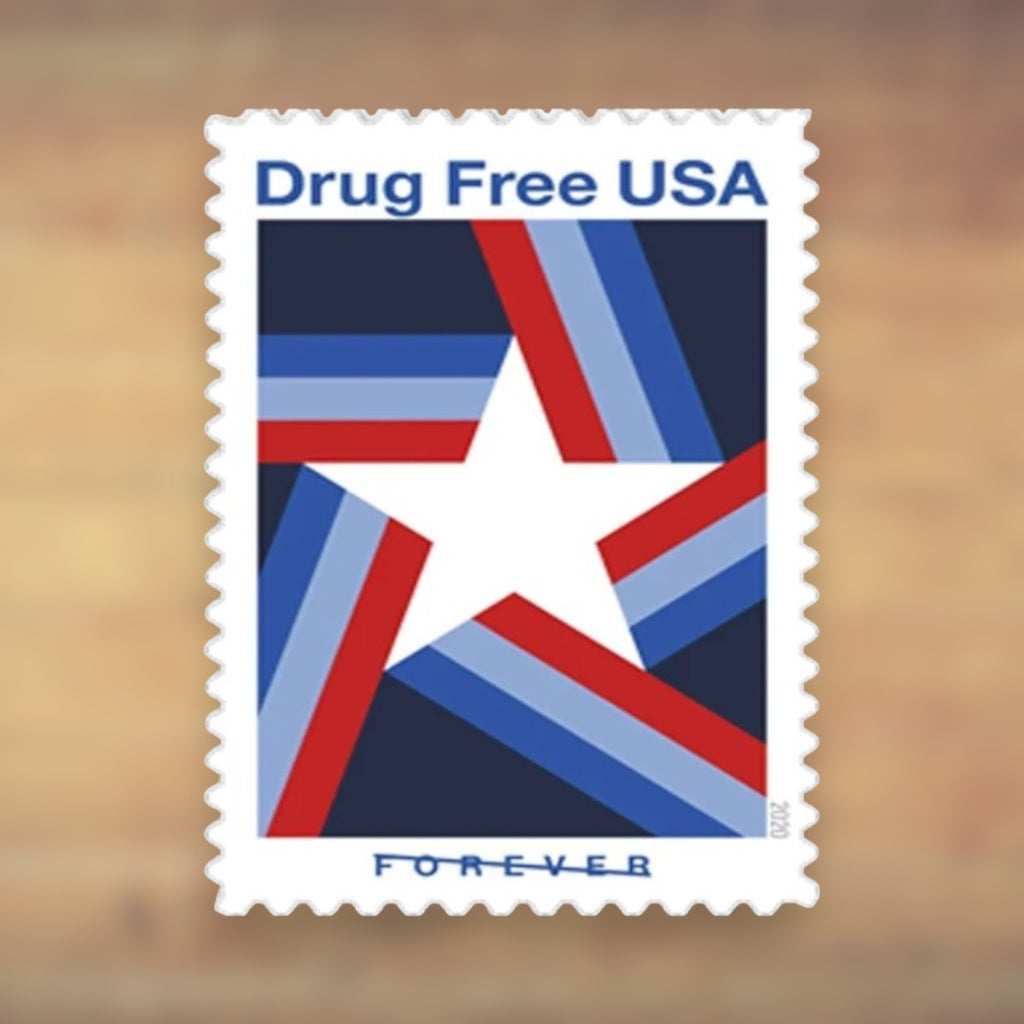 Drug Free USA Forever Stamps, 2020 Sheet – Cards, Letters and Stamp Collecting