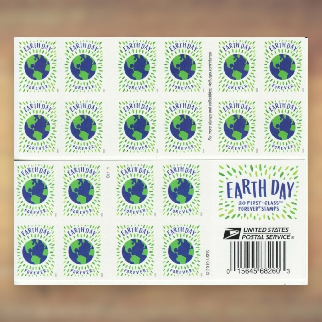 Earth Day Forever Stamps, 2020 Booklet – Cards, Letters and Stamp Collecting