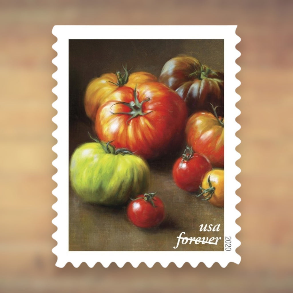 Fruits & Vegetables Forever Stamps, 2020 Booklet – Everyday Cards and Letters