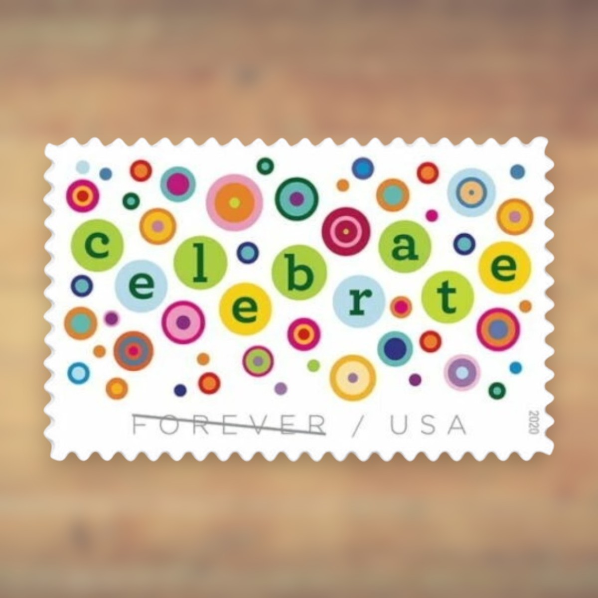 Let’s Celebrate! Forever Stamps, 2020 Sheet – Celebration Cards and Invitations