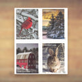 Winter Scenes Forever Stamps, 2020 Booklet – Winter Greetings and Letters