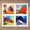 Barns Postcard Rate Stamps, 2021 Sheet – Postcards and Personal Notes