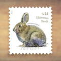 Brush Rabbit Additional Ounce Stamps, 2021 Sheet – Additional Postage for Letters Over 1 Ounce