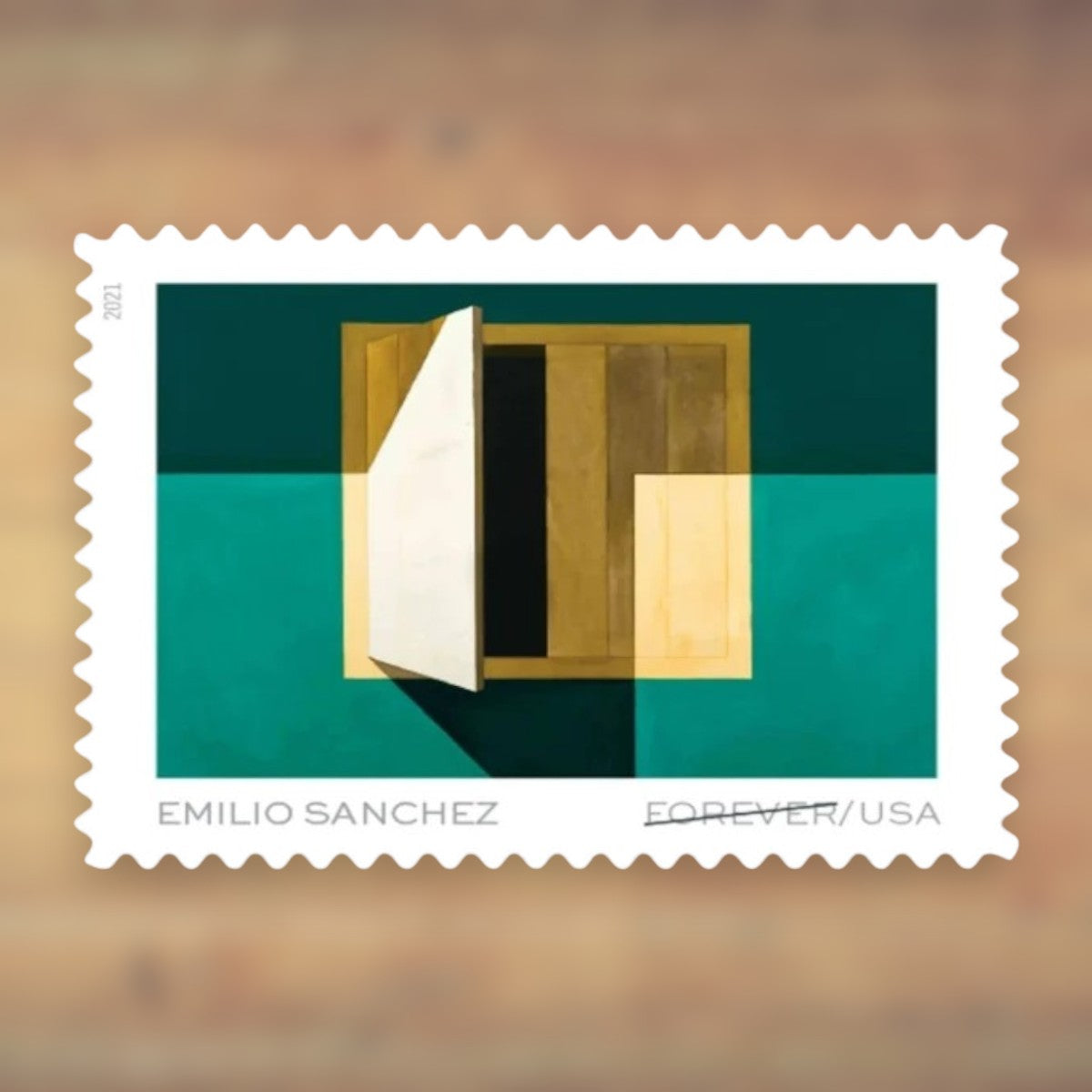 Emilio Sánchez Forever Stamps, 2021 Sheet – Cards, Letters and Stamp Collecting