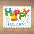 Happy Birthday Forever Stamps, 2021 Sheet – Birthday Cards and Party Invitations