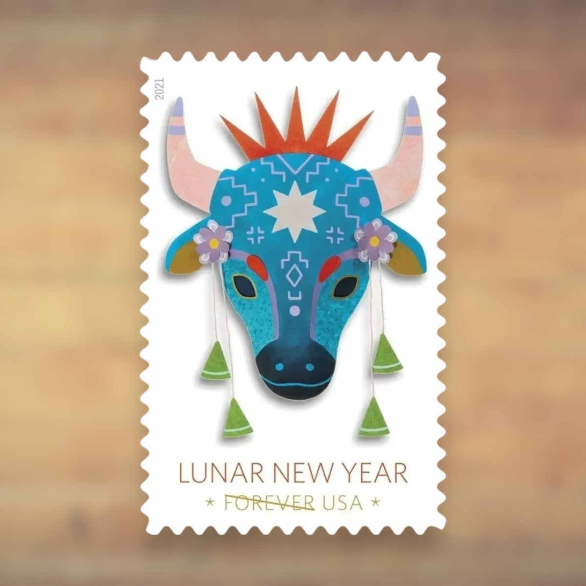 Lunar New Year: Year of the Ox Forever Stamps, 2021 Sheet – Lunar New Year Cards and Greetings