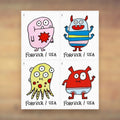 Message Monsters Forever Stamps, 2021 Sheet – Greeting Cards and Letters