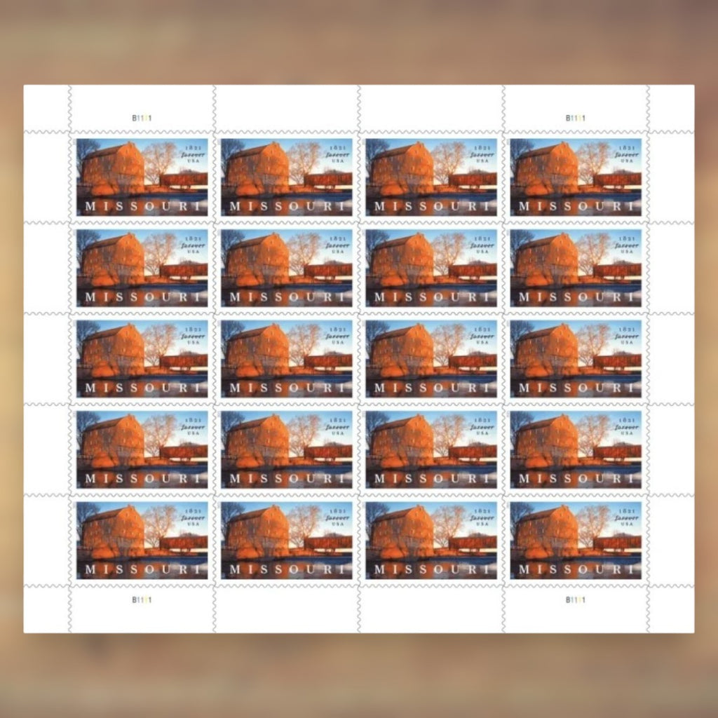 Missouri Statehood Forever Stamps, 2021 Sheet – Cards, Letters and Stamp Collecting