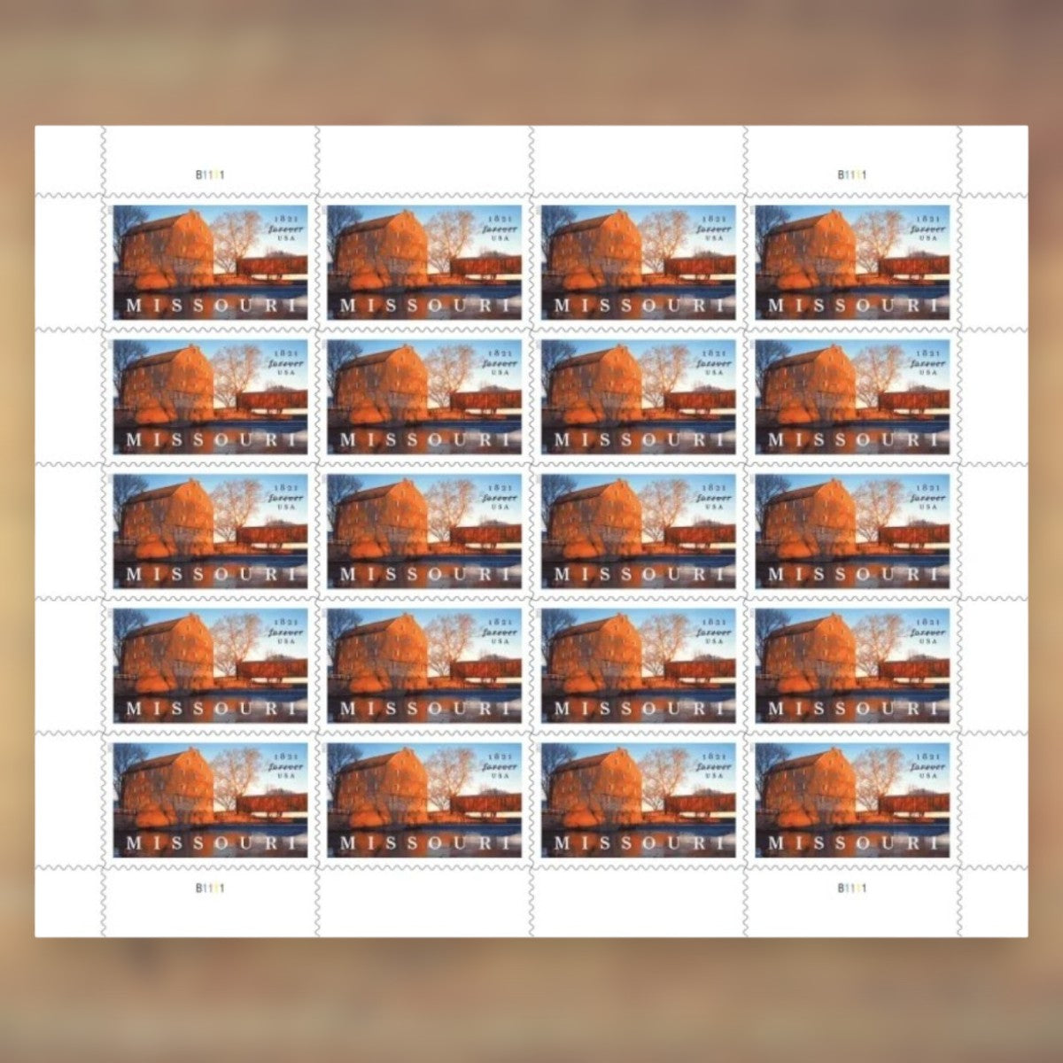Missouri Statehood Forever Stamps, 2021 Sheet – Cards, Letters and Stamp Collecting