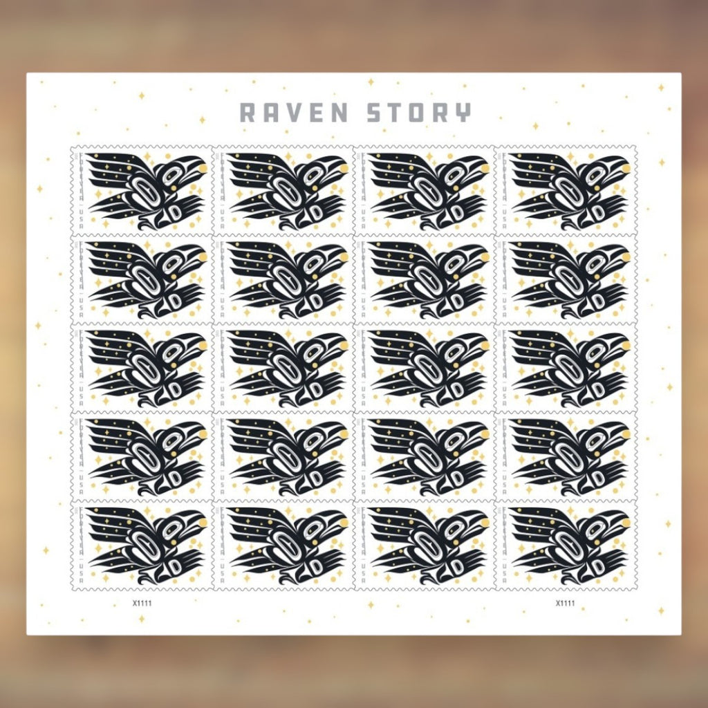 Raven Story Forever Stamps, 2021 Sheet – Cards, Letters and Stamp Collecting