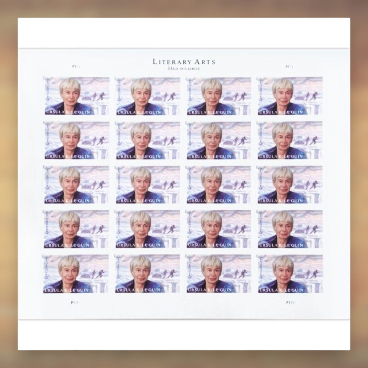 Ursula K. Le Guin Three-Ounce Rate Stamps, 2021 Sheet – Heavier Letters and Stamp Collecting