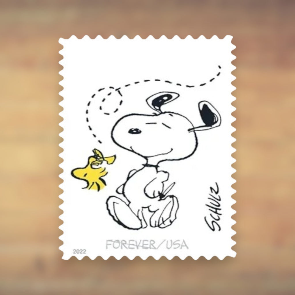 Charles M. Schulz Forever Stamps, 2022 Sheet – Cards, Letters and Stamp Collecting