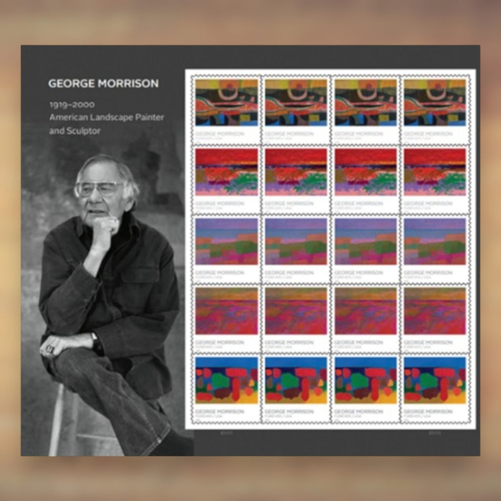 George Morrison Forever Stamps, 2022 Sheet – Cards, Letters and Stamp Collecting