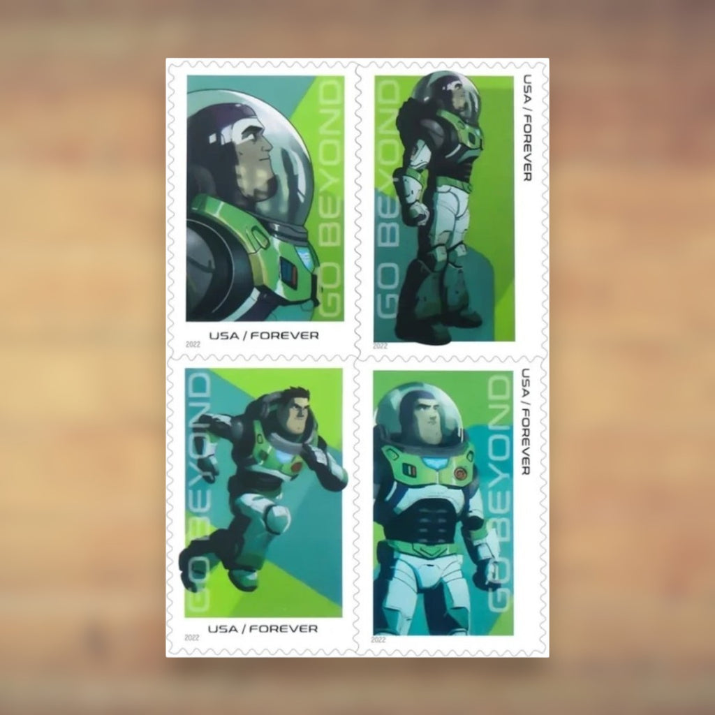 Go Beyond: Buzz Lightyear Forever Stamps, 2022 Sheet – Cards, Letters and Stamp Collecting