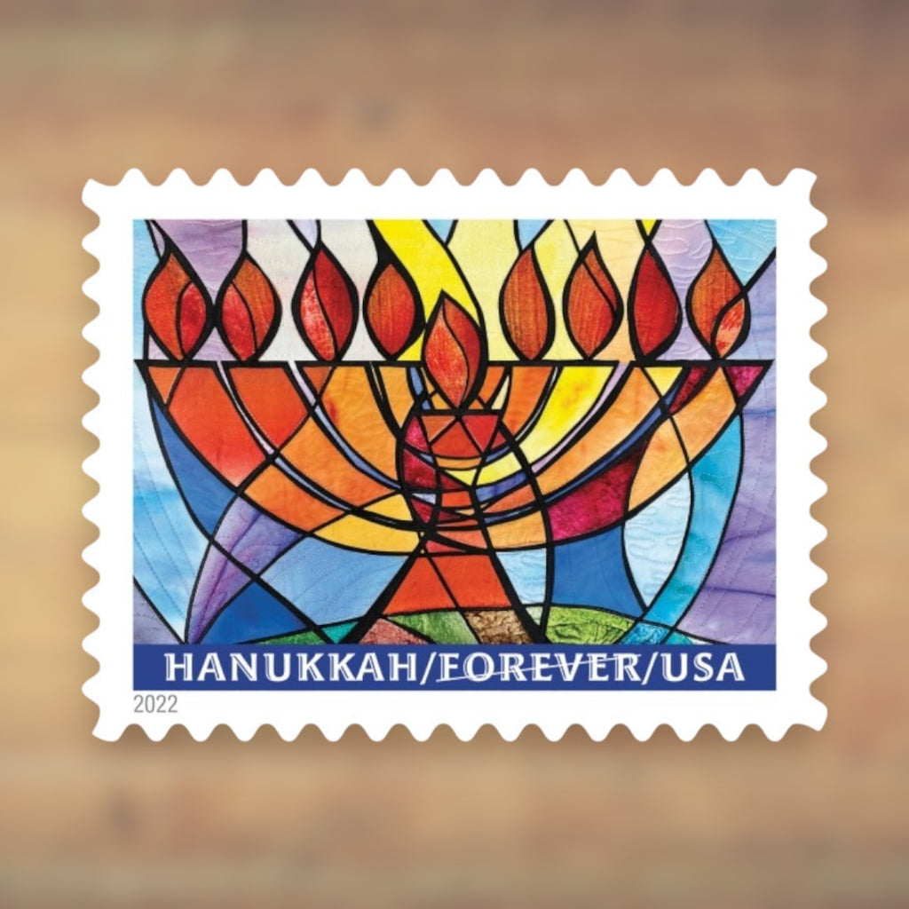 Hanukkah Forever Stamps, 2022 Sheet – Hanukkah Cards and Greetings