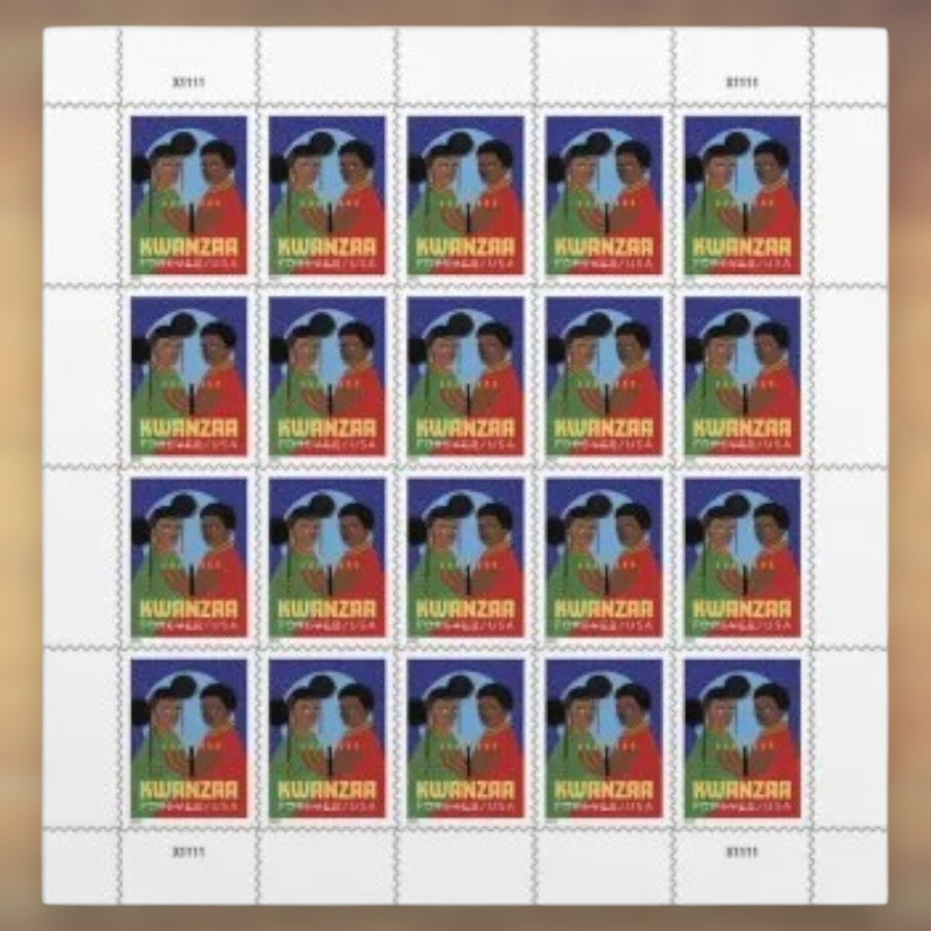 Kwanzaa Forever Stamps, 2022 Sheet – Kwanzaa Cards and Greetings