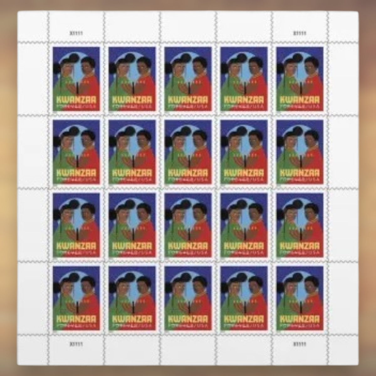 Kwanzaa Forever Stamps, 2022 Sheet – Kwanzaa Cards and Greetings