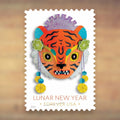 Lunar New Year: Year of the Tiger Forever Stamps, 2022 Sheet – Lunar New Year Cards and Greetings