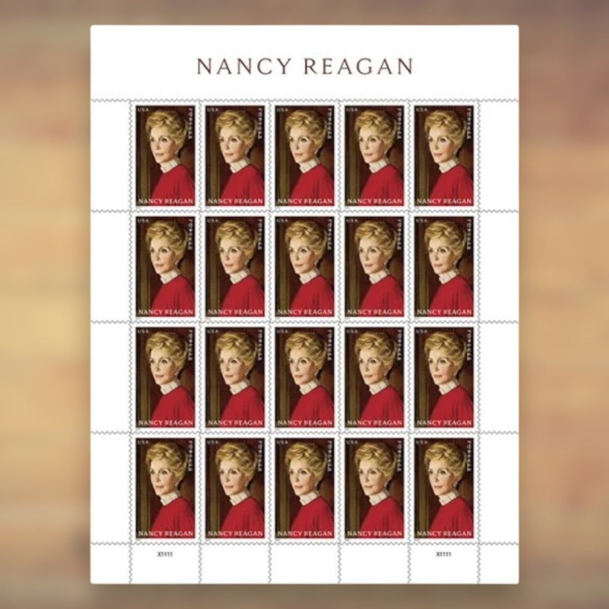 Nancy Reagan Forever Stamps, 2022 Sheet – Cards, Letters and Stamp Collecting