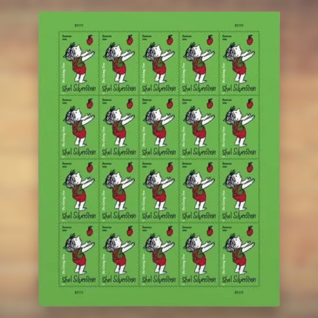 Shel Silverstein Forever Stamps, 2022 Sheet – Cards, Letters and Stamp Collecting