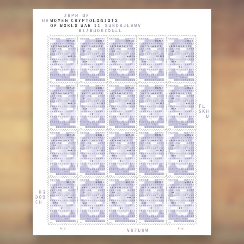 Women Cryptologists of World War II Forever Stamps, 2022 Sheet – Cards, Letters and Stamp Collecting