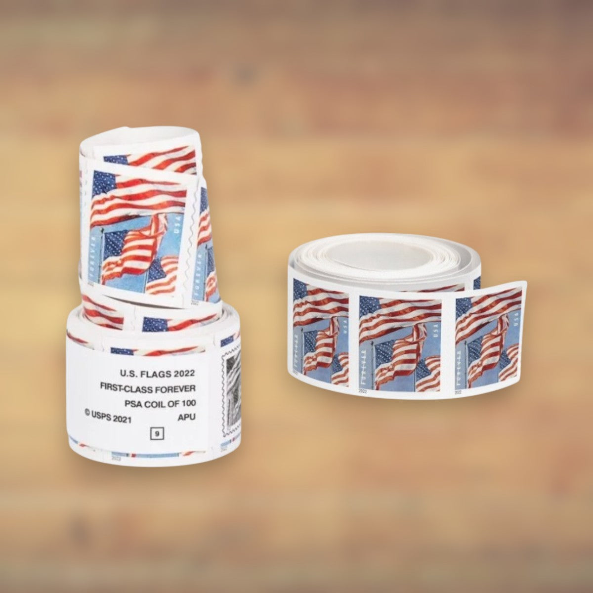 2022 U.S. Flag Forever Postage Stamps Coil First-Class