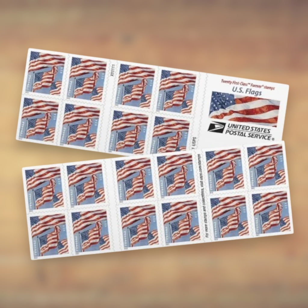 2022 U.S. Flag Forever Postage Stamps Booklet First-Class