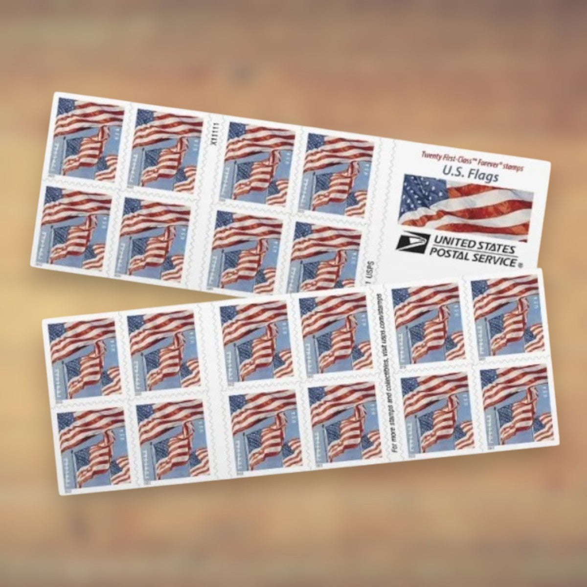 2022 U.S. Flag Forever Postage Stamps Booklet First-Class