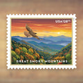 Great Smoky Mountains $28.75 Priority Mail Express Stamps, 2023 Sheet – Priority Mail Express Postage