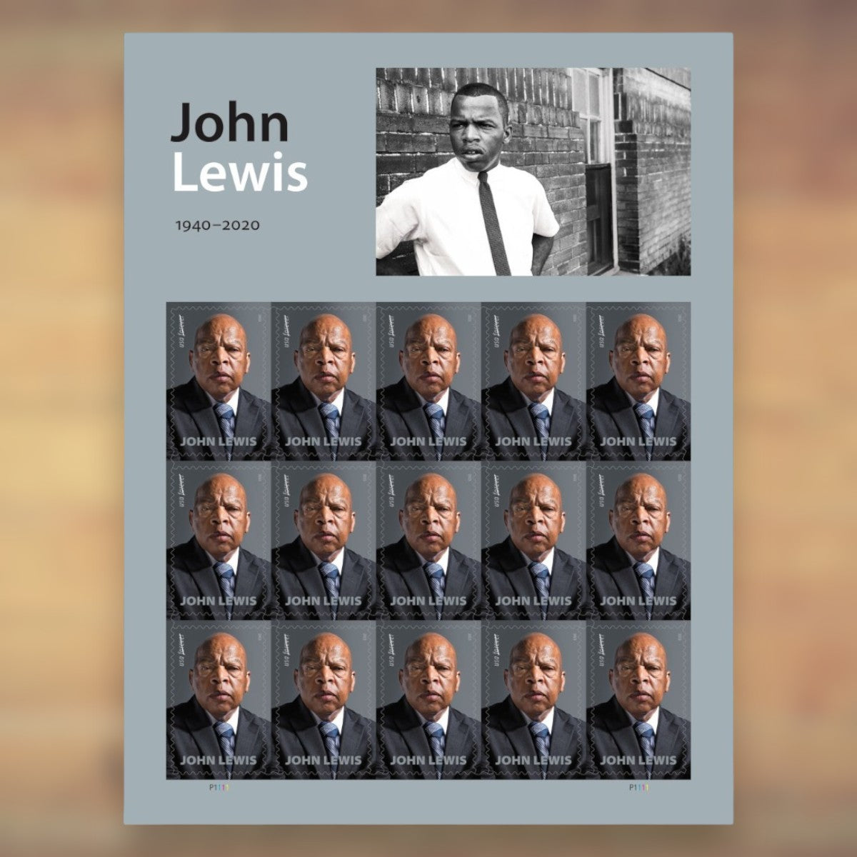 John Lewis Forever Stamps, 2023 Sheet – Cards, Letters and Stamp Collecting