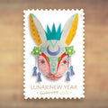 Lunar New Year: Year of the Rabbit Forever Stamps, 2023 Sheet – Lunar New Year Cards and Greetings
