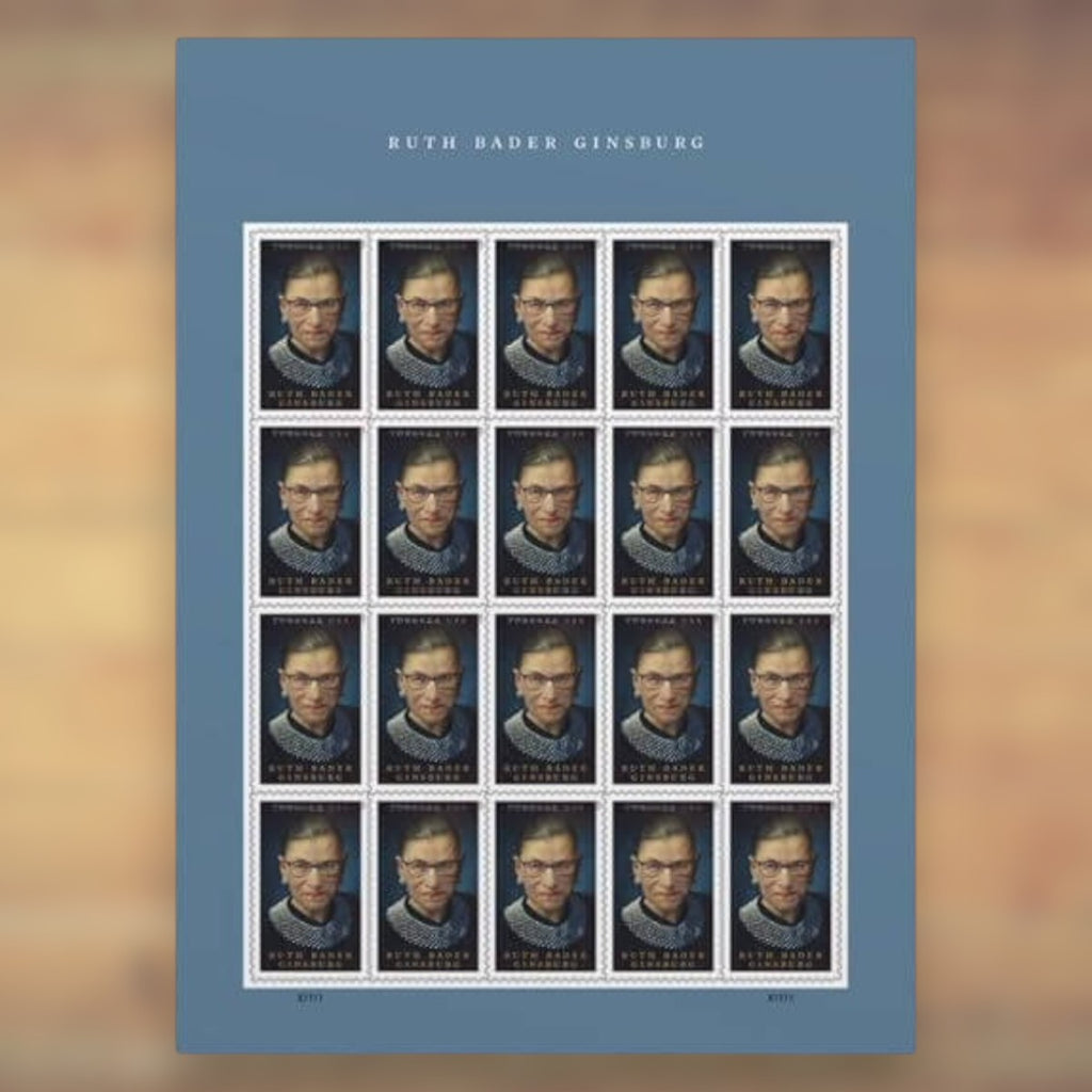 Ruth Bader Ginsburg Forever Stamps, 2023 Sheet – Cards, Letters and Stamp Collecting